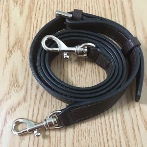 New Doggie 🐶 Leather look Belt Look Leash or Purse Strap 3’8”-4’ Long Dark Brown